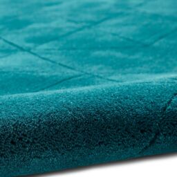 The Rug Shop UK Green Luxurious Modern Easy to clean Machine Made Chequered Area Rug - Size: 150 cm x 230 cm - thumbnail 7