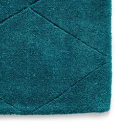 The Rug Shop UK Green Luxurious Modern Easy to clean Machine Made Chequered Area Rug - Size: 150 cm x 230 cm - thumbnail 3