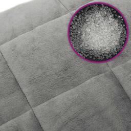 Berkfield Home Soft Weighted Blanket Grey 220x260 cm 11 kg Fabric - thumbnail 6
