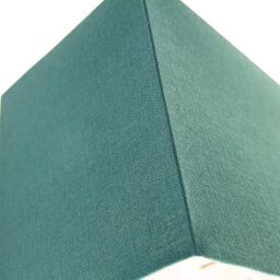 Happy Homewares Contemporary & Stylish Linen Fabric Lamp Shade in Teal - Size: 12 inches - thumbnail 4