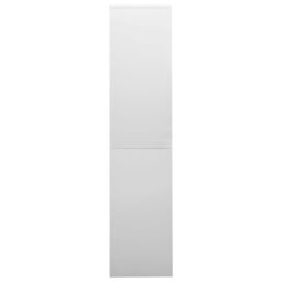 Berkfield Home Office Cabinet with Sliding Door Light Grey 90x40x180 cm Steel - Size: 90 x 40 x 180 cm - thumbnail 5