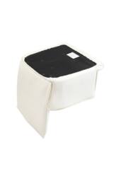 Living and Home Ergonomic Office Chair with Wheels and Adjustable Height Cream Beige - thumbnail 8