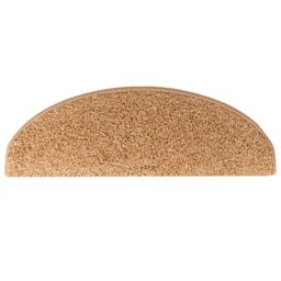Berkfield Home Carpet Stair Treads 15 pcs Beige 65x21x4 cm - Size: Medium - thumbnail 6