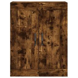 Berkfield Home Highboard Smoked Oak 69.5x34x180 cm Engineered Wood in Brown - thumbnail 6