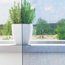 Berkfield Home Voile Curtains with Loops 2 pcs Royal Blue 140x175 cm - thumbnail 3