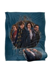 Warner Brothers Fantastic Beasts Officially Licensed Silky Touch Super Soft Throw Blanket 152 x 127 cm in White - thumbnail 2