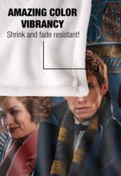 Warner Brothers Fantastic Beasts Officially Licensed Silky Touch Super Soft Throw Blanket 152 x 127 cm in White - thumbnail 4