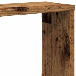 Berkfield Home Wall Cube Shelves 2 pcs Old Wood 100x15x30 cm Engineered Wood in Brown - Size: 100 x 15 x 30 cm - thumbnail 8
