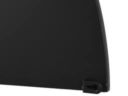 Vente-unique Semi-Circle Designer Metal Mirror - L50 X H100 Cm - Black - GAVRA - thumbnail 8