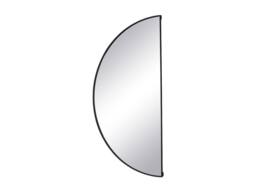 Vente-unique Semi-Circle Designer Metal Mirror - L50 X H100 Cm - Black - GAVRA - thumbnail 2
