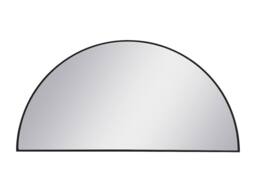 Vente-unique Semi-Circle Designer Metal Mirror - L50 X H100 Cm - Black - GAVRA - thumbnail 4