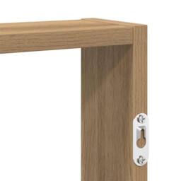 Berkfield Home Wall Shelf Artisan Oak 43x9x60 cm Engineered Wood in Brown - Size: 43 x 9 x 60 cm - thumbnail 7