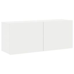 Berkfield Home TV Cabinet Wall-mounted White 100x30x41 cm - Size: 100 x 30 x 41 cm - thumbnail 2