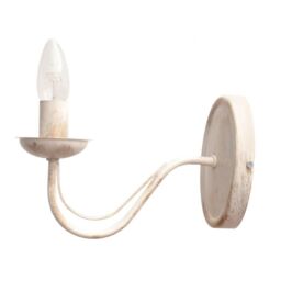 Netlighting Malbo Candle Wall Lamp White Gold 26cm