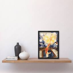 "Artery8 Two Acrobats in Red Tights Charles Demuth Framed Wall Art Print - Size: W12"" x H16""" - thumbnail 4