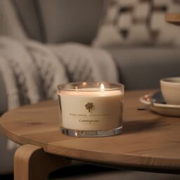 Nicola Spring 350g Pomelo & Passion Fruit Soy Candles - Pack of 3 - Double Wick Jars in Grey - thumbnail 9