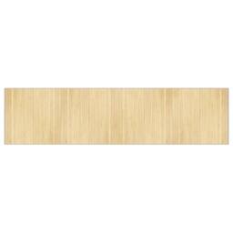 Berkfield Home Rug Rectangular Light Natural100x400 cm Bamboo in Beige - Size: Medium - thumbnail 2