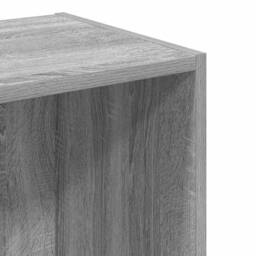 Berkfield Home Bookcase Grey Sonoma 40x30x152 cm Engineered Wood - Size: 40 x 30 x 152 cm - thumbnail 8