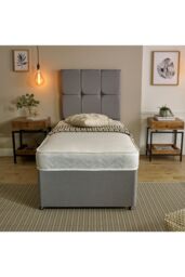 eXtreme Comfort Ltd The Pluto Stress-Free Essentials 17cm Deep White Border Hybrid Spring Mattress - Size: Small Double - thumbnail 6