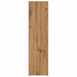 Berkfield Home Book Cabinet Artisan Oak 36x30x114 cm Engineered Wood in Brown - Size: 36 x 30 x 114 cm - thumbnail 6