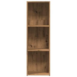 Berkfield Home Book Cabinet Artisan Oak 36x30x114 cm Engineered Wood in Brown - Size: 36 x 30 x 114 cm - thumbnail 5