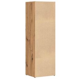 Berkfield Home Book Cabinet Artisan Oak 36x30x114 cm Engineered Wood in Brown - Size: 36 x 30 x 114 cm - thumbnail 7