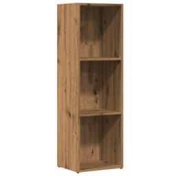 Berkfield Home Book Cabinet Artisan Oak 36x30x114 cm Engineered Wood in Brown - Size: 36 x 30 x 114 cm - thumbnail 2