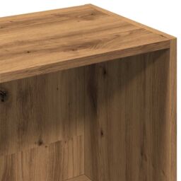 Berkfield Home Book Cabinet Artisan Oak 36x30x114 cm Engineered Wood in Brown - Size: 36 x 30 x 114 cm - thumbnail 9