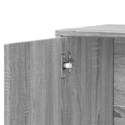 Berkfield Home Sideboards 2 pcs Grey Sonoma 60x31x70 cm Engineered Wood - Size: 60 x 31 x 70 cm - thumbnail 9
