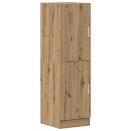 Berkfield Home Durable 2 Piece Kitchen Cabinet Set Artisian Oak Engineered Wood in Brown - thumbnail 6