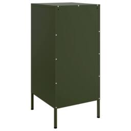 Berkfield Home Sideboards 2 pcs Olive Green 36x39x79 cm Steel - Size: 36 x 39 x 79 cm - thumbnail 9