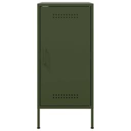 Berkfield Home Sideboards 2 pcs Olive Green 36x39x79 cm Steel - Size: 36 x 39 x 79 cm - thumbnail 7
