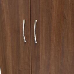 Ready Assembled 2 U Hampshire Triple 2 Drawer + Drawer Wardrobe (Ready Assembled) in Walnut - thumbnail 4