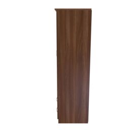 Ready Assembled 2 U Hampshire Triple 2 Drawer + Drawer Wardrobe (Ready Assembled) in Walnut - thumbnail 2