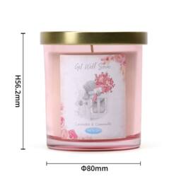 Me To You Get Well Soon Candle - Lavender & Chamomile Scent 206G (1-Wick ) in Pink - Size: Small - thumbnail 4