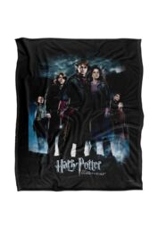 Warner Brothers Harry Potter Goblet of Fire Poster Blanket 152 x 127 cm in White - thumbnail 1