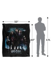 Warner Brothers Harry Potter Goblet of Fire Poster Blanket 152 x 127 cm in White - thumbnail 5