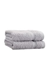 Catherine Lansfield 'Zero Twist' Face Cloth Pair in Silver - thumbnail 5