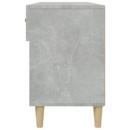Berkfield Home Shoe Cabinet Concrete Grey 102x35x55 cm Engineered Wood - Size: 102 x 35 x 55 cm - thumbnail 8