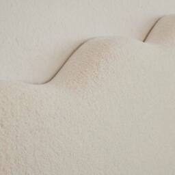 KDMD Egerie Curved Headboard Boucle Upholstered Latte Bed Frame in Light Khaki - Size: Single - thumbnail 2