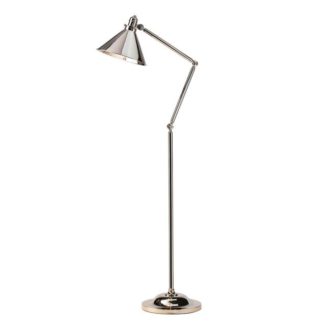 Loops Floor Lamp Highly Polished Nickel Finish LED E27 100W Bulb in Metallics