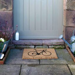 Artsy Mats On Your Bike Doormat - Regular 60x40cm in Black - Size: 40 cm x 60 cm - thumbnail 6