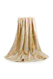 KDMD 76x52cm Warm Pet Mat Bone Print Fleece Soft Blanket Brown - Size: 76x52 cm - thumbnail 4