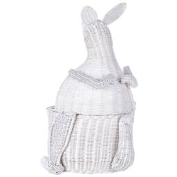 Wyld and Coco Kangaroo Wicker Toy Basket White - thumbnail 5
