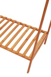 Garden Sanctuary Bamboo Bedroom Garment Clothes Rack Brown 110cm - thumbnail 9