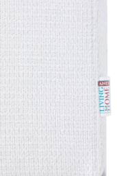 Living and Home 2-Seater Chenille Upholstered Sofa with Pillows in White - thumbnail 6