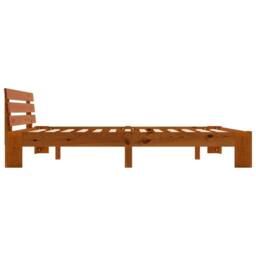 Berkfield Home Modern Bed Frame Honey Brown Solid Pine Wood 180x200 cm Super King - thumbnail 4