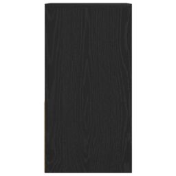 Berkfield Home Bedside Cabinet with Drawer Black Oak 35x34x66.5 cm - thumbnail 6