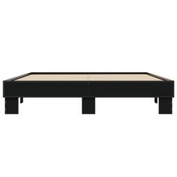 Berkfield Home Bed Frame without Mattress Black 150x200 cm King Size - thumbnail 4