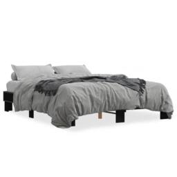 Berkfield Home Bed Frame without Mattress Black 150x200 cm King Size - thumbnail 1